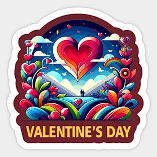 Valentines Day Celebrate Sticker